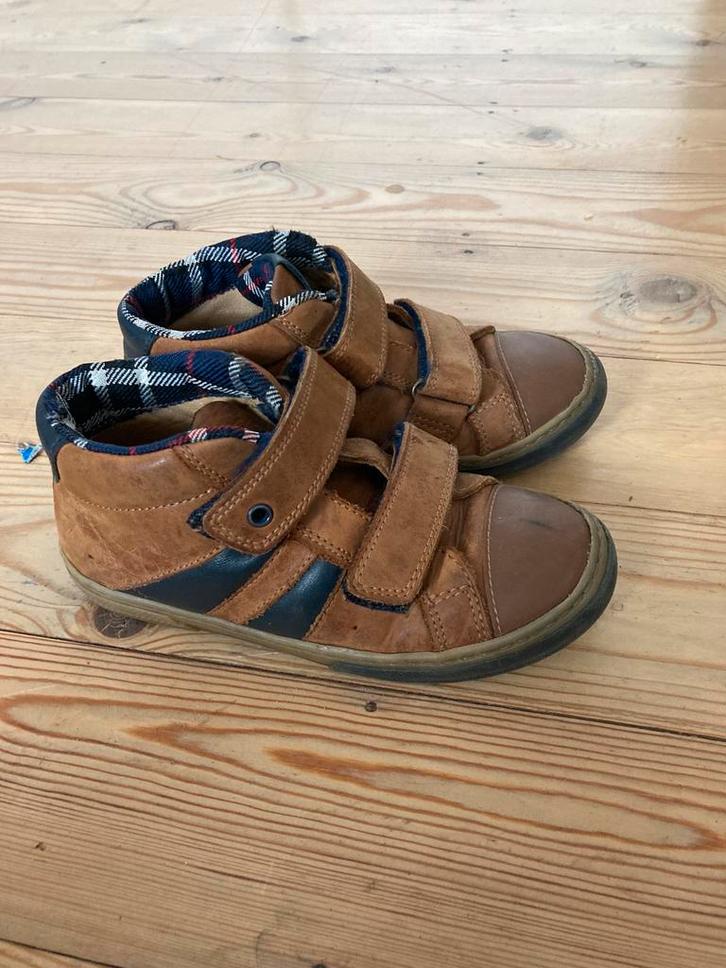 Stones and bones leren schoenen maat 28, Kinderen en Baby's, Babykleding | Schoentjes en Sokjes, Zo goed als nieuw, Jongetje of Meisje