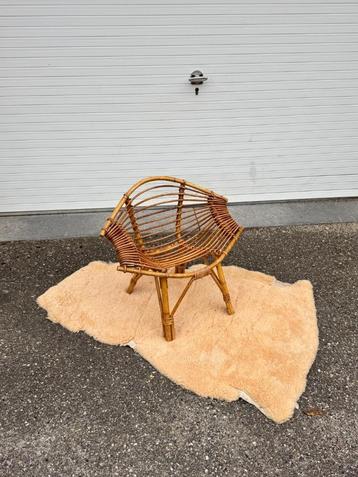 Bamboe rotan kinderstoel  beschikbaar voor biedingen