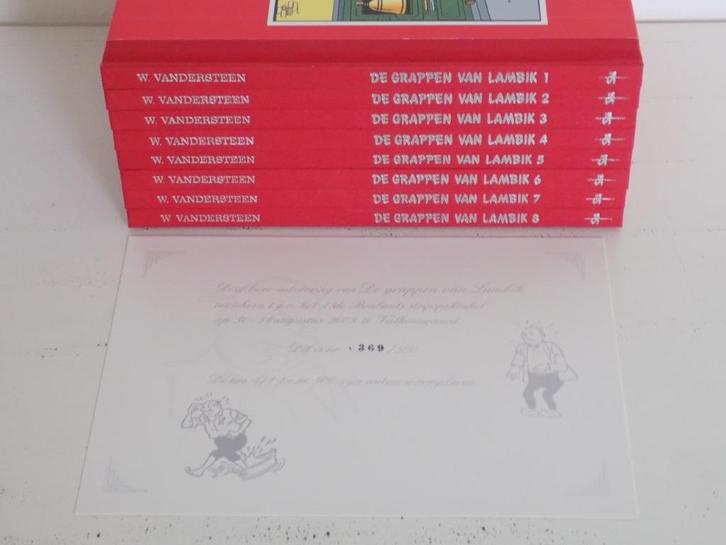 De grappen van Lambik ~ Complete serie HC's 1 t/m 8 + BOX, Boeken, Stripverhalen, Nieuw, Ophalen of Verzenden
