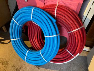 Buis multiskin alpex meerlagenbuis rood 50m, blauw 50m, Enlèvement