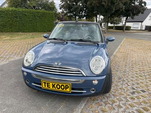 Mini cooper cabrio 1.6cc slechts 137Dkm REEDS gekeurd blanco, Auto's, Mini, Bedrijf, Cabrio, Centrale vergrendeling, Benzine, Leder