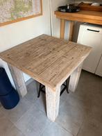TABLE MASSIVE EN BOIS, 75 cm ou plus, 50 à 100 cm, Carré, Enlèvement