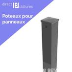 3 Piquet cloture Gris Anthracite de 2M, Nieuw, Overige materialen, Gaashekwerk, Ophalen