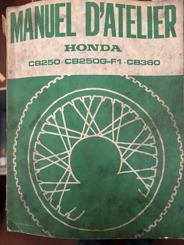 Workshopmanual Honda CB250, ook G, CB360 beschikbaar voor biedingen