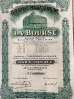 Grands magasins de la bourse aandeel 1944, Postzegels en Munten, Aandelen en Waardepapieren, Ophalen, 1920 tot 1950, Aandeel