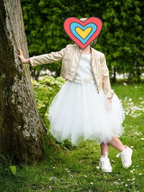 Miss Leod Communiekledij, Kinderen en Baby's, Kinderkleding | Maat 128, Zo goed als nieuw, Meisje, Setje, Ophalen of Verzenden