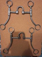 3 bitten. 2 correctionals, 1 snaffle met shanks, Animaux & Accessoires, Chevaux & Poneys | Brides & Harnachement, Enlèvement