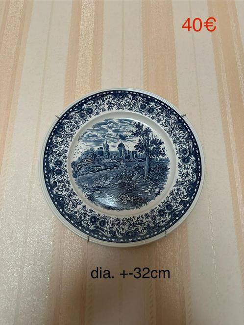 Villeroy & Boch „Blue Castle” wandbord, Antiek en Kunst, Antiek | Wandborden en Tegels, Ophalen of Verzenden