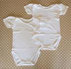 2 witte body's korte mouwen Absorba, mt 2 jaar, Jongen of Meisje, Gebruikt, Ophalen of Verzenden, Nacht- of Onderkleding