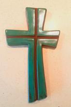 Croix de Bayer crucifix vert, Collections, Comme neuf, Autres types, Enlèvement, Christianisme | Catholique