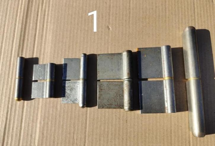 Lasscharnieren & Laspaumellen – Diverse Maten & Types, Doe-het-zelf en Bouw, Hang- en Sluitwerk, Nieuw, Scharnier, IJzer, Ophalen of Verzenden