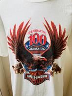 Harley Davidson XL-2XL wit 100 jaar jubileum, Kleding | Heren, T-shirts, Ophalen of Verzenden, Wit, Zo goed als nieuw