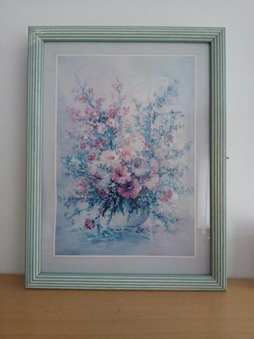 Sleutelkastje versierd met mooie tekening van bloemstuk beschikbaar voor biedingen