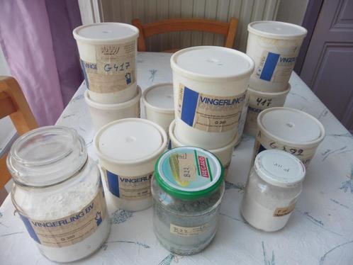 Set geëmailleerde potten in poedervorm van ongeveer 500 g vo, Hobby en Vrije tijd, Pottenbakken, Ophalen