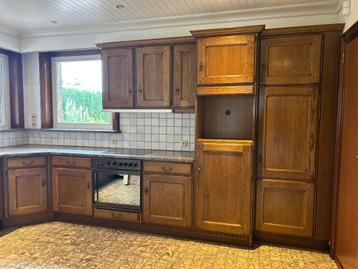 Eiken houten keuken beschikbaar voor biedingen