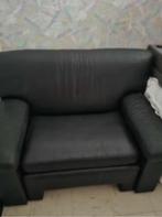 Zwarte Zetelbed – Compact en Praktisch voor Eén Persoon, Ophalen, Overige materialen, Gebruikt, Eenpersoons