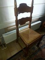 eiken stoelen van eetkamer, Huis en Inrichting, Stoelen, Ophalen, Gebruikt, Bruin, Vijf, Zes of meer stoelen