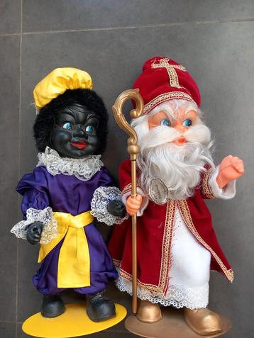 Vintage Sint en Piet  beschikbaar voor biedingen