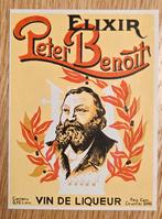 Elixir Peter Benoit - Kortrijk Old label Label 109, Ophalen of Verzenden, Overige typen