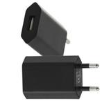 Universele USB Oplader - EU Stekker Adapter Lader Plug Zwart, Verzenden, Nieuw