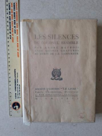 Boek Les Silences du Colonel Bramble burijngravures Laboure  beschikbaar voor biedingen