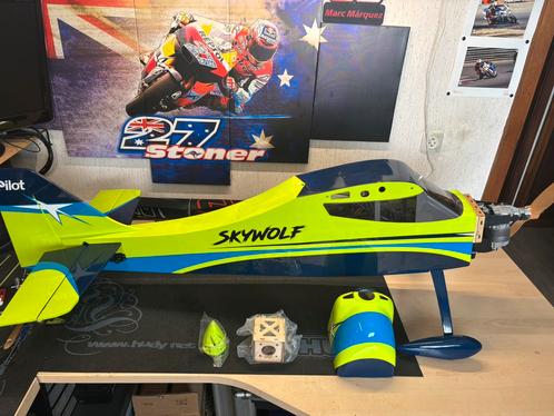 Pilot rc skywolf 67” v2, Hobby en Vrije tijd, Modelbouw | Radiografisch | Vliegtuigen, Nieuw, Benzine, Ophalen