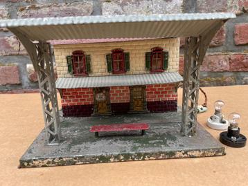 train miniature, ancienne station de train 