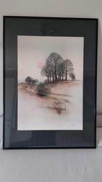 Kader landschap met bomen, Ophalen