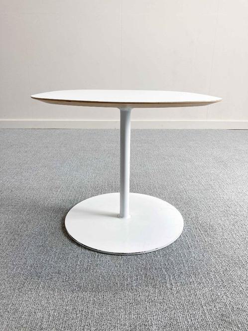 Bijzettafel, Huis en Inrichting, Tafels | Bijzettafels, Zo goed als nieuw, Rond, 45 tot 60 cm, Minder dan 55 cm, Metaal of Aluminium
