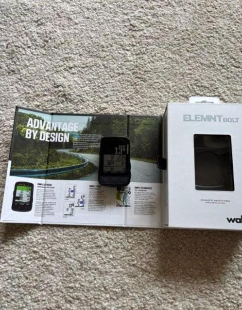 Compteur Wahoo ELEMNT bolt v2, Fietsen en Brommers, Fietsaccessoires | Fietscomputers, Zo goed als nieuw, GPS, Verzenden