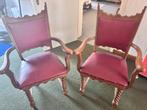 8 stoelen, Huis en Inrichting, Zo goed als nieuw, Vijf, Zes of meer stoelen, Rood, Hout