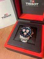 Tissot Supersport Chrono - 45 mm - Blauw, Handtassen en Accessoires, Horloges | Heren, Staal, Staal, Polshorloge, Zo goed als nieuw