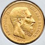 Munt 20 frank voor Leopold II 1870, Postzegels en Munten, Munten | België, Ophalen of Verzenden, Goud, Goud