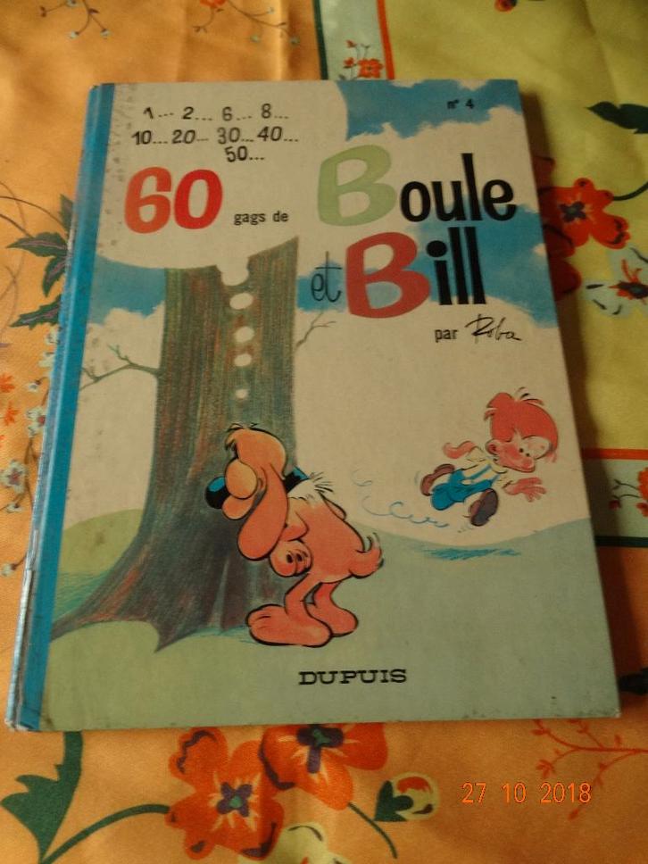 Bd - 60 gags de Boule et Bill - N4 - Dos rond - 1973, Livres, BD, Utilisé, Une BD, Enlèvement ou Envoi