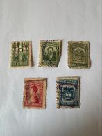 Lot 5 oude postzegels Colombia — Camilo Torres, Bolívar, Postzegels en Munten, Ophalen of Verzenden, Zuid-Amerika