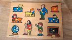 Houten puzzel, Kinderen en Baby's, Speelgoed | Kinderpuzzels, Ophalen of Verzenden, Zo goed als nieuw, Van hout