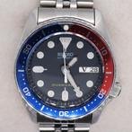Seiko SKX015 K2 "Mini" Diver's 200m "pepsi" + Bracelet Caout, Ophalen of Verzenden, Zo goed als nieuw