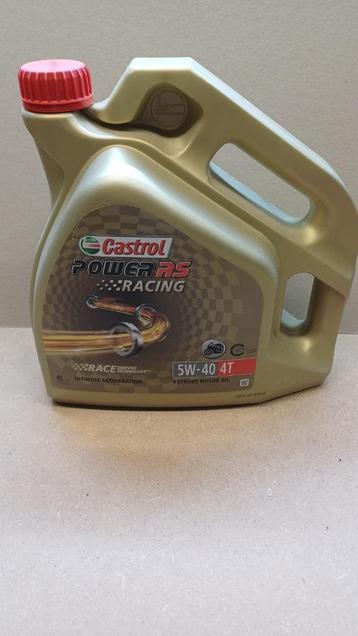 Huile moteur 4 L Castrol Power RS Racing 5-40 neuve non ouve