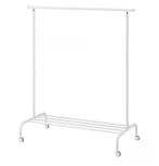 Kledingrek wit Rigga Ikea nieuw €19,99, Ophalen, Met wielen, Zo goed als nieuw