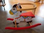 Houten hobbelpaard met hoepel, Kinderen en Baby's, Ophalen, Gebruikt