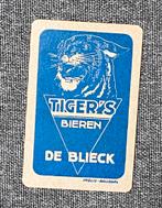 1 oude speelkaart brouwerij DE BLIECK te AALST, Enlèvement ou Envoi, Comme neuf, Carte(s) à jouer