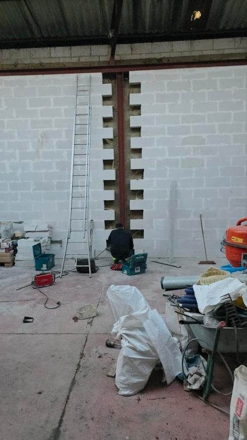 Raam mat maken.Poutrel plaatsen werken.0466445657, Doe-het-zelf en Bouw, Metselstenen, Zo goed als nieuw, Ophalen of Verzenden