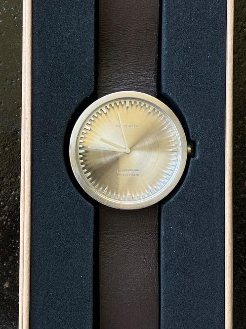 Leff pour Piet Hein Eek - Tube Watch D42, Handtassen en Accessoires, Horloges | Heren, Staal, Leer, Ophalen of Verzenden