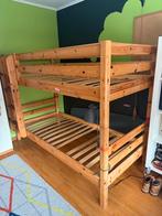 Stapelbed, Ophalen, Gebruikt, 90 cm, Bruin