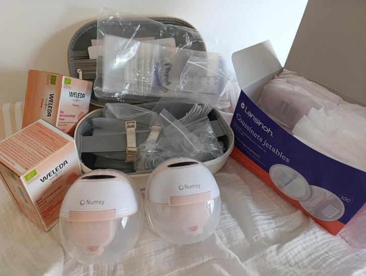 Borstkolf handsfree + gratis compressen + gratis thee, Kinderen en Baby's, Babyvoeding en Toebehoren, Zo goed als nieuw, Borstkolf