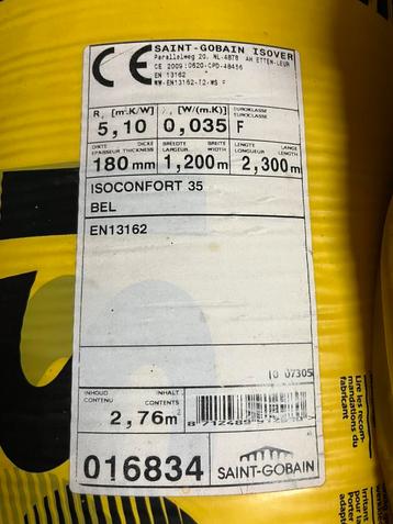13 rollen Isoconfort 35 - 180mm, Enlèvement, Neuf