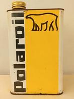Groot vintage olieblik Polaroil 5L, Verzamelen, Blikken, Ophalen of Verzenden, Zo goed als nieuw