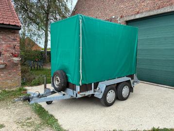 Zeer degelijke aanhangwagen 2000kg beschikbaar voor biedingen