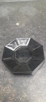 4 zwarte ondertassen van arcopal, Ophalen of Verzenden