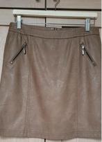 Rok in leather look, Taille 38/40 (M), Cassis Collection, Comme neuf, Brun